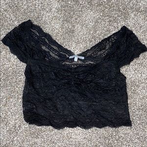Lace crop top